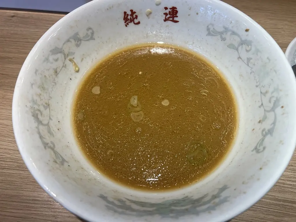 さっぽろ純連：吃完麵後的碗