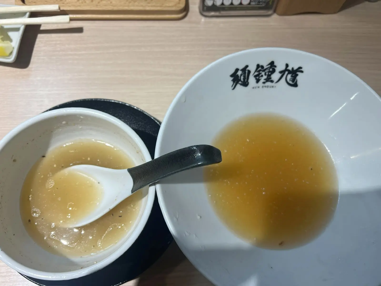 麺 鍾馗：用餐後的碗