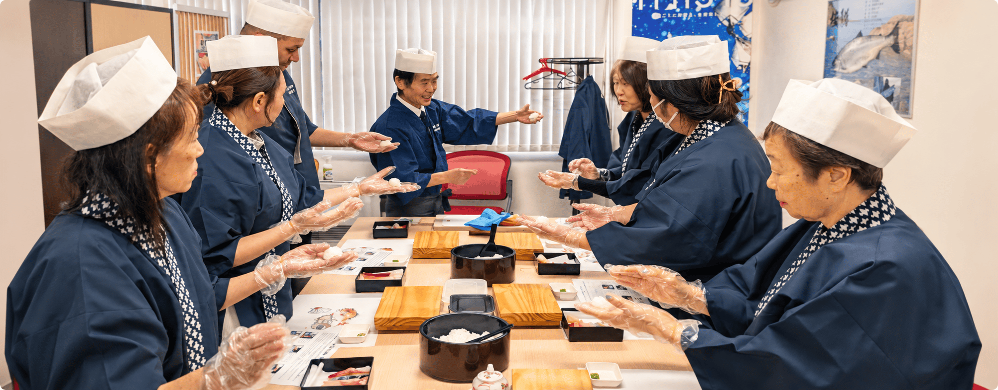 寿司作り体験